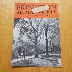 Princeton Alumni Weekly Vintage 1949 Einstein Nehru Yale Game Great Weston Ad